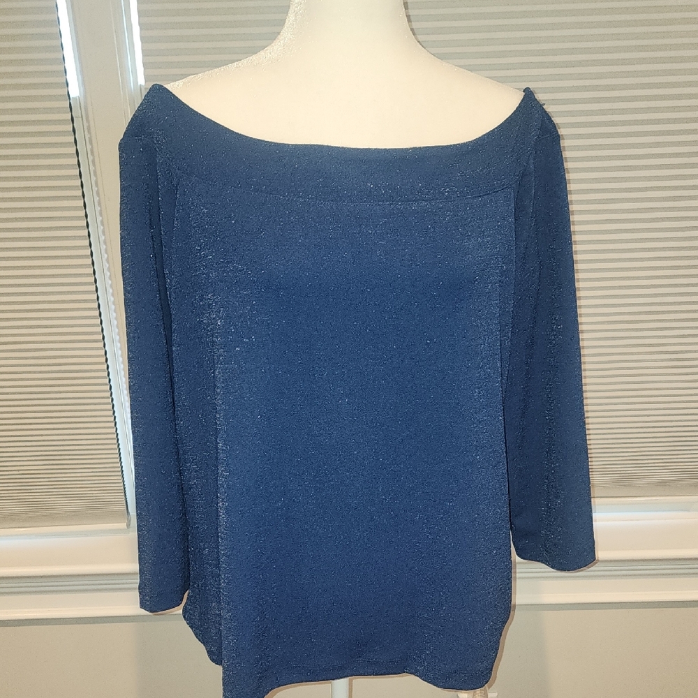 Elegant Blue Women's Sweater